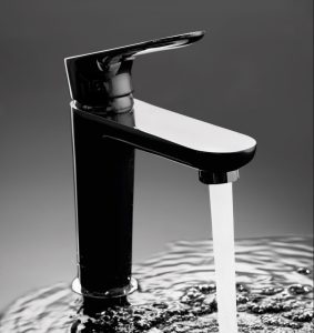 Grifo monomando lavabo TORUK NEGRO