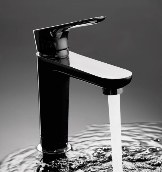 Grifo monomando lavabo TORUK NEGRO