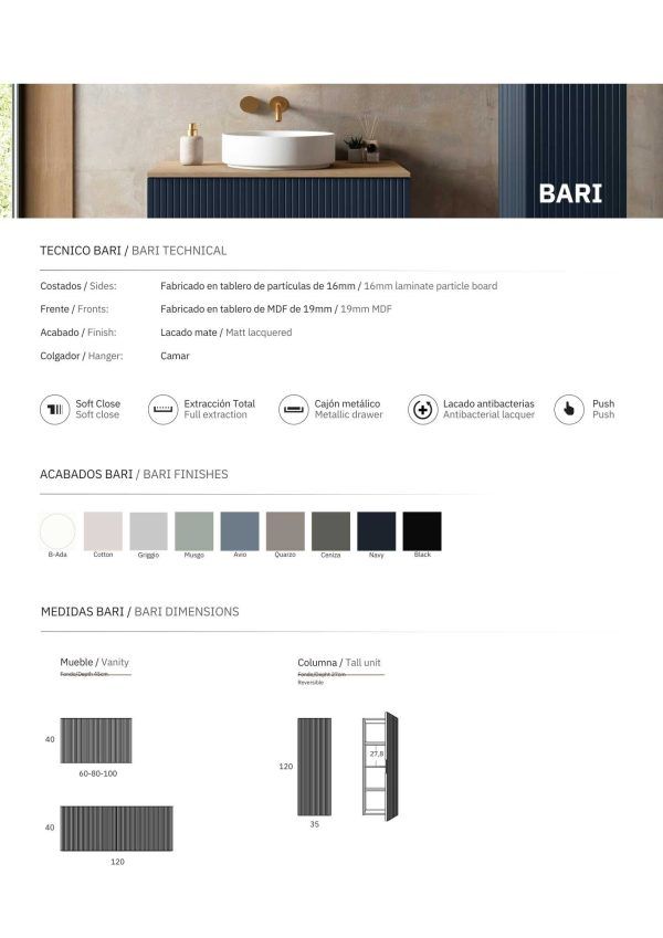 Mueble de baño BARI - Imagen 6