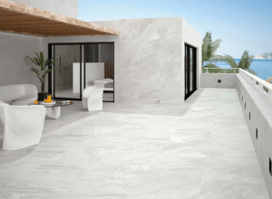 Porcelánico ROCKVILLE BLANCO Antideslizante 37X75cm
