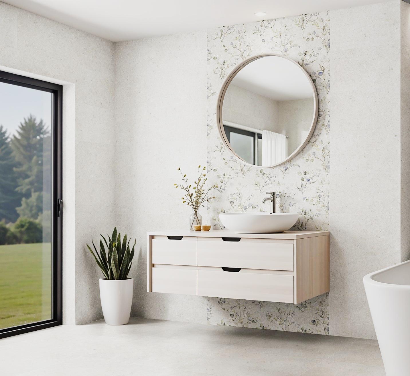 Azulejo baño TREVISO IRIS 30x90cm